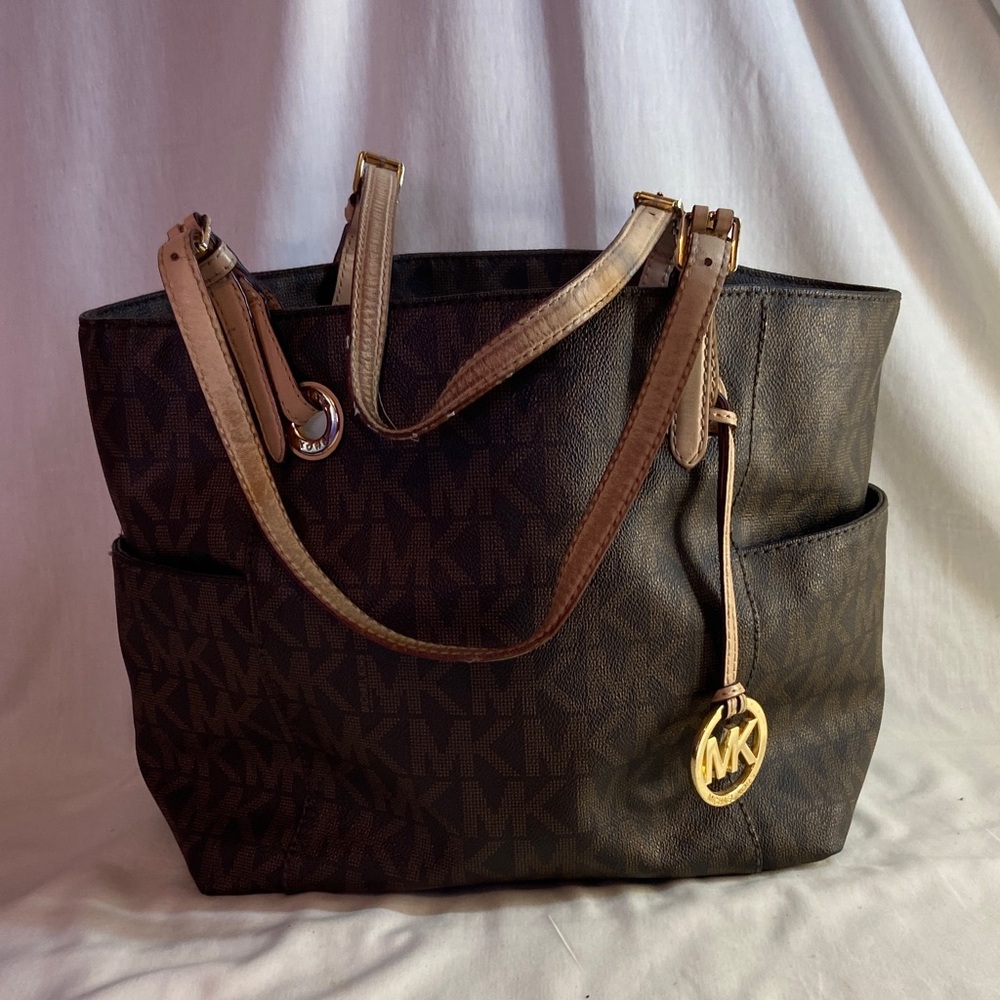 Michael Kors Dark Brown Signature Tote